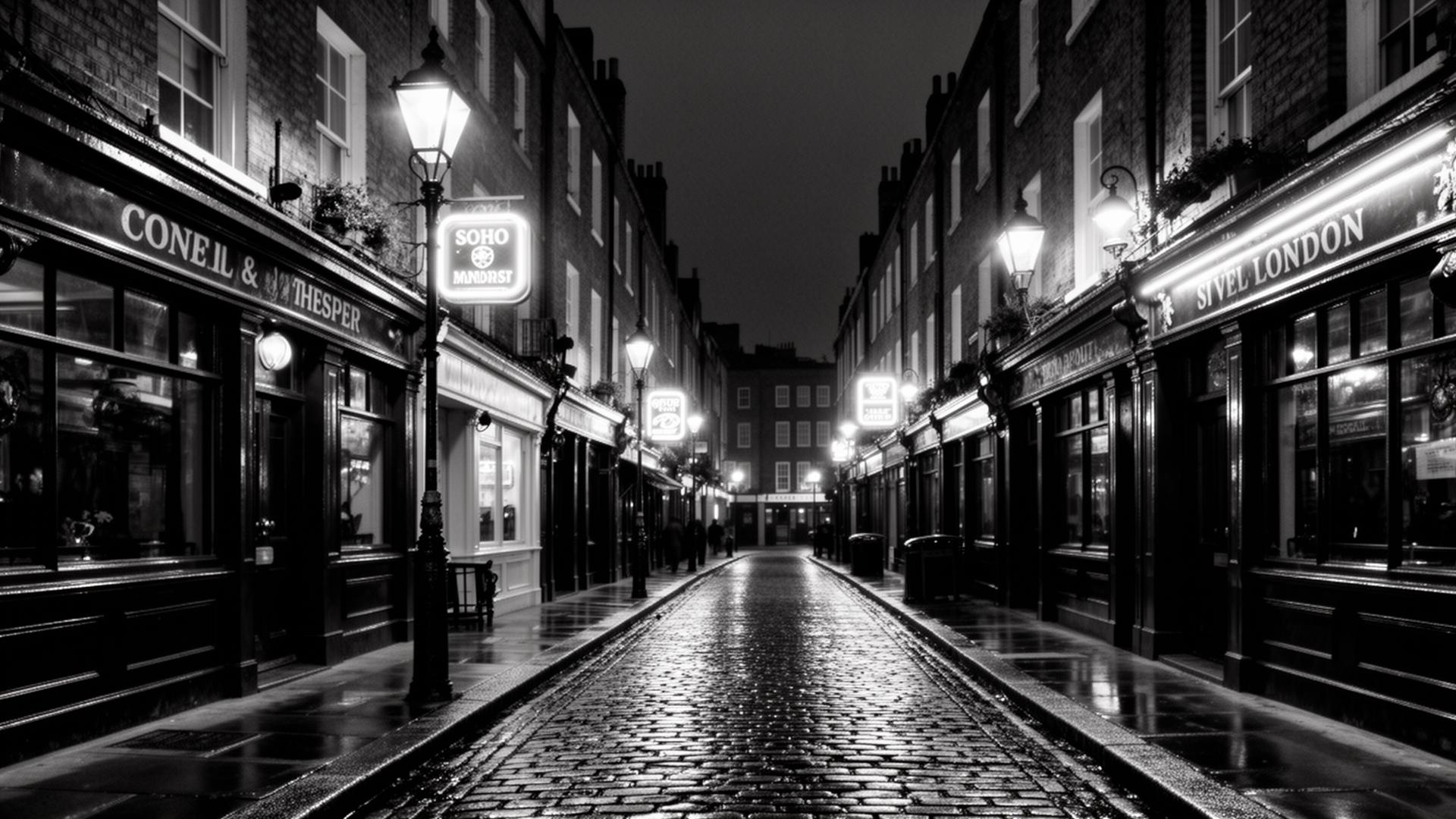 AI builders talking over pints in a warm Soho pub